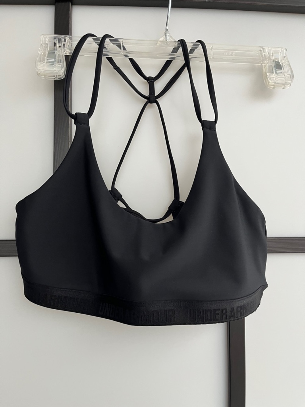 Under Armour Black Strappy Back Sports Bra